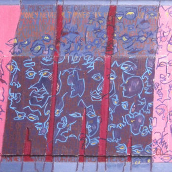 Pittura intitolato "Theme And Mesmerisa…" da Gerald Shepherd F.F.P.S., Opera d'arte originale, Olio