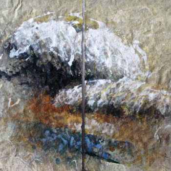 제목이 "Clouds diptych"인 미술작품 Baruj Salinas로, 원작, 구아슈