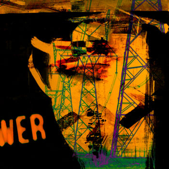 Digital Arts με τίτλο "power" από Michel Tabanou, Αυθεντικά έργα τέχνης, Ψηφιακή ζωγραφική