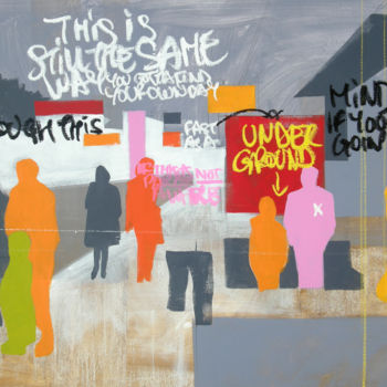 Painting titled "This is still the s…" by Franck Chambrun, Original Artwork, Acrylic