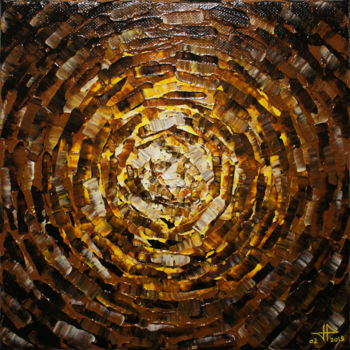 Painting titled "Petit éclat de lueu…" by Jonathan Pradillon, Original Artwork, Acrylic
