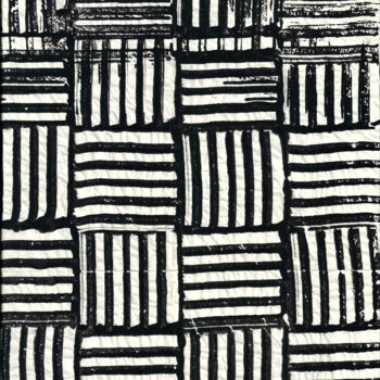 Gravures & estampes intitulée "MONOTYPE NOIR PAPIE…" par Alain Lamy, Œuvre d'art originale