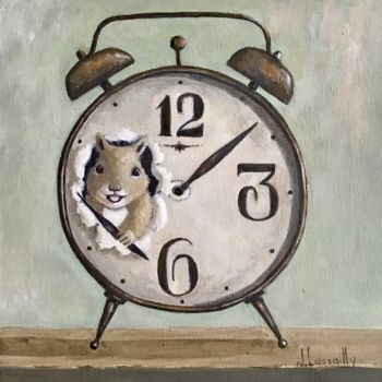 Painting titled "take your Time - 752" by Noëlle Lassailly, Original Artwork, Acrylic