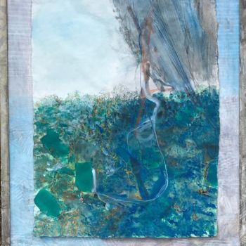 「de la pluie sur la…」というタイトルの絵画 Sebastian Olivier Burckhardtによって, オリジナルのアートワーク