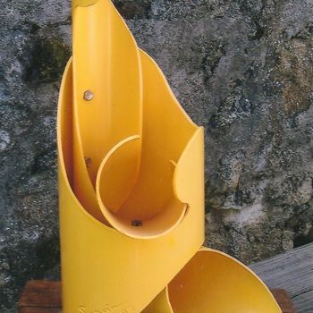 Sculpture intitulée "Sculpture abstraite…" par Servin, Œuvre d'art originale, Plastique