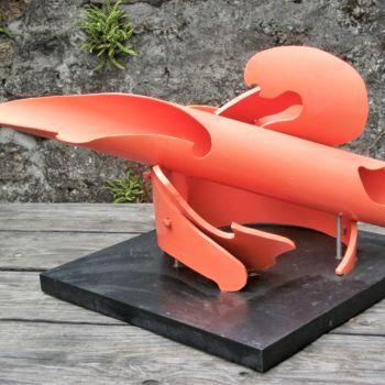 제목이 "Sculpture abstraite…"인 조형물 Servin로, 원작, 플라스틱