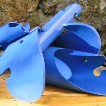 Sculpture titled "Sculpture abstraite…" by Servin, Original Artwork, Plastic