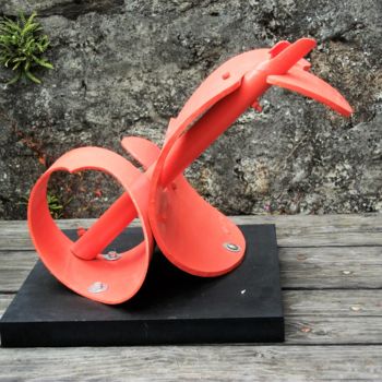 Sculpture intitulée "Sculpture abstraite…" par Servin, Œuvre d'art originale, Plastique