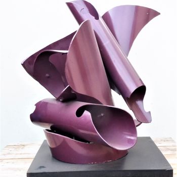 Sculpture intitulée "Sculpture abstraite…" par Servin, Œuvre d'art originale, Plastique