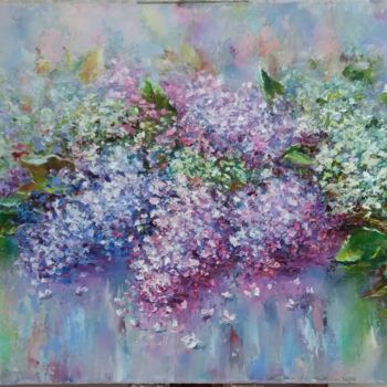 "Lilac flowers / Вет…" başlıklı Tablo Alla Tatarinova tarafından, Orijinal sanat, Petrol