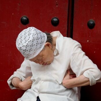 Photographie intitulée "China grandmother" par Gautier Willaume, Œuvre d'art originale