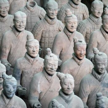 Photographie intitulée "Terra-Cota Warriors" par Gautier Willaume, Œuvre d'art originale