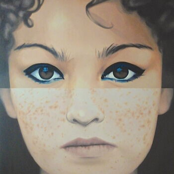 Peinture intitulée "The same other" par Nathalie Si Pié, Œuvre d'art originale, Huile
