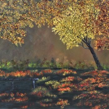「Automne」というタイトルの絵画 W-Dagrouによって, オリジナルのアートワーク, オイル
