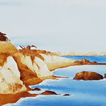 Ζωγραφική με τίτλο "Saint Marc 2" από Stephanie Ledroit, Αυθεντικά έργα τέχνης, Ακρυλικό