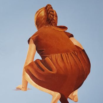 Ζωγραφική με τίτλο "Printemps 1" από Stephanie Ledroit, Αυθεντικά έργα τέχνης, Ακρυλικό