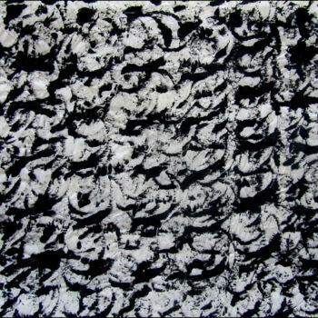 "MONOTYPE NOIR PAPIE…" başlıklı Baskıresim Alain Lamy tarafından, Orijinal sanat, Monotip