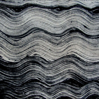 "MONOTYPE NOIR PAPIE…" başlıklı Baskıresim Alain Lamy tarafından, Orijinal sanat, Monotip