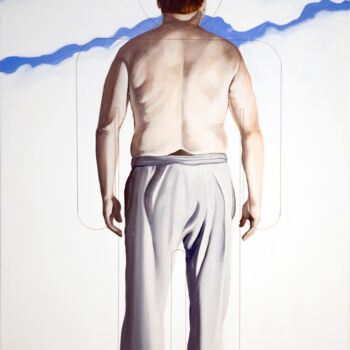 Schilderij getiteld "Always a partner" door Janos Kujbus, Origineel Kunstwerk, Olie