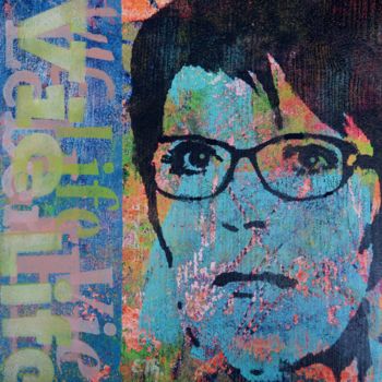 Peinture intitulée "Vie Life Leben" par Elke Thiébaut, Œuvre d'art originale, Acrylique
