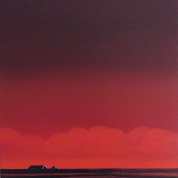 Peinture intitulée "Yesterday evening (…" par Nelly Van Nieuwenhuijzen, Œuvre d'art originale, Acrylique