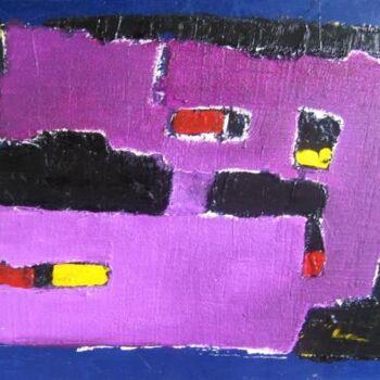 Painting titled "Reconstruction" by Sio Montera, Original Artwork