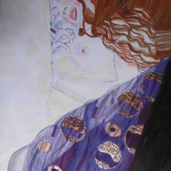 Peinture intitulée "Danaé, copie de Kli…" par Brigitte Barcelo, Œuvre d'art originale, Acrylique