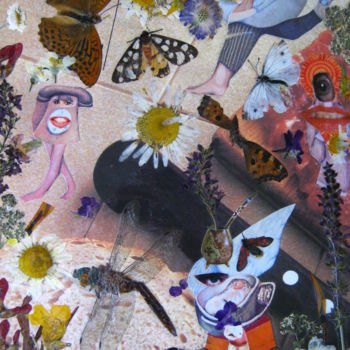 Collagen mit dem Titel "MIRACLE." von Phil Colisov, Original-Kunstwerk, Andere