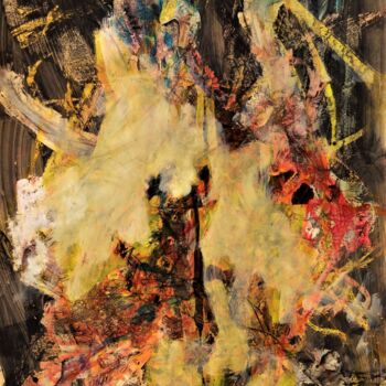 Painting titled "Pasiphaé" by Philippe Casaubon, Original Artwork, Oil