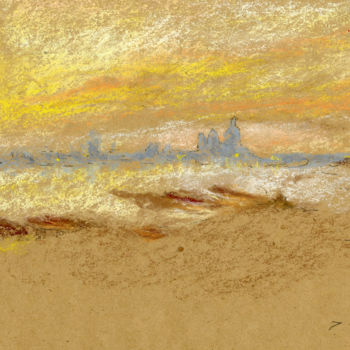Painting titled "Reproduction of Whi…" by Jim Fischer, Original Artwork, Pastel