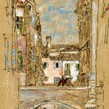 Painting titled "Reproduction of Whi…" by Jim Fischer, Original Artwork, Pastel