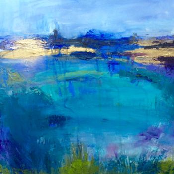 Peinture intitulée "aqua" par Isabelle Nativelle, Œuvre d'art originale, Autre