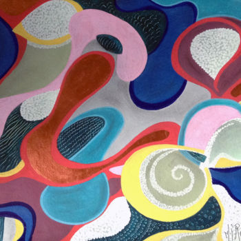 Painting titled "LE PTIT COQ" by Mirolyn, Original Artwork, Acrylic