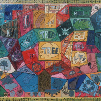 Schilderij getiteld "Inside A Landscape…" door Gerald Shepherd F.F.P.S., Origineel Kunstwerk, Olie