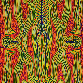 Painting titled "Human ties" by Nikolaj Sednin (Nicolas Sedninne), Original Artwork, Tempera