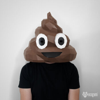 제목이 "DIY masque papercra…"인 조형물 Ecogami로, 원작, 종이