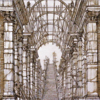 제목이 "Jacob's Ladder, Fra…"인 미술작품 Andrei Svistunov로, 원작, 잉크