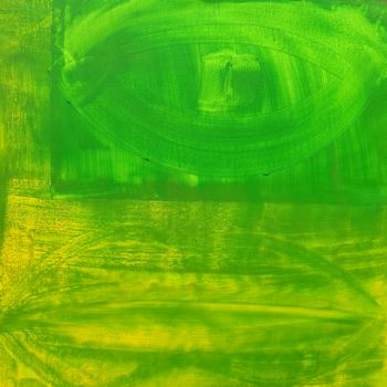 Peinture intitulée "citron vert" par Paul Yves Poumay, Œuvre d'art originale, Acrylique