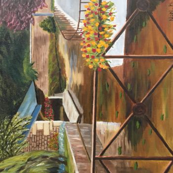 绘画 标题为“Le lavoir” 由Philippe Noel, 原创艺术品, 油