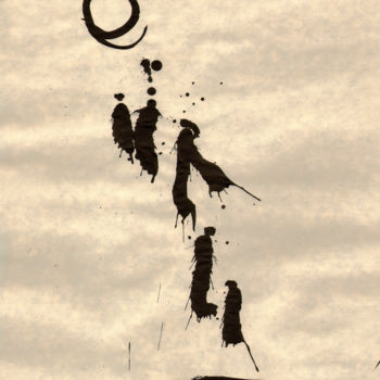 Disegno intitolato "Going to the Sun" da Nikolaj Sednin (Nicolas Sedninne), Opera d'arte originale, Inchiostro