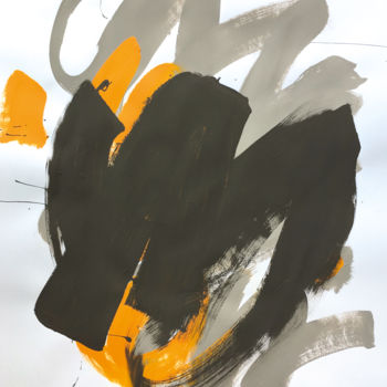 「70x100-014」というタイトルの絵画 Franck Chambrunによって, オリジナルのアートワーク, アクリル