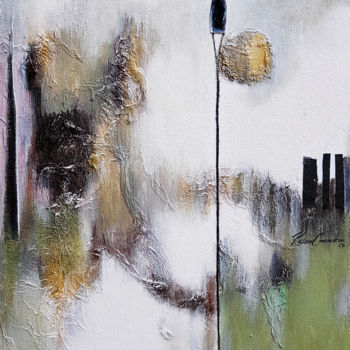 제목이 "Puddles in the Cobb…"인 미술작품 Kasun Wickramasinghe로, 원작, 아크릴 나무 들것 프레임에 장착됨