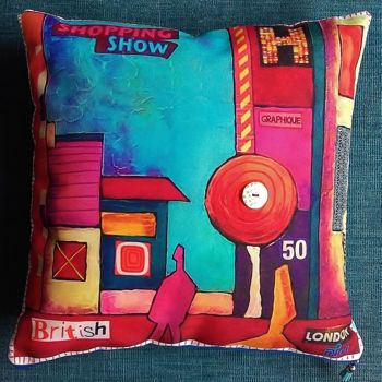 Textile Art titled "n-18.jpg" by Marie-Pierre Jan, Original Artwork, Home Décor