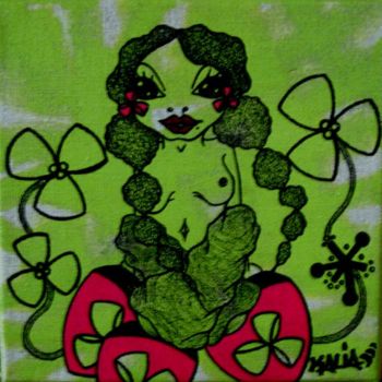 Pintura intitulada "MISS 5" por Kaliart, Obras de arte originais