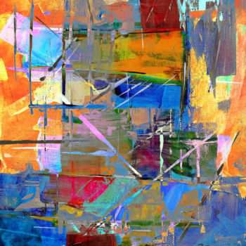 Digital Arts titled "ídio allá diaforeti…" by Barry Farley Visual Arts, Original Artwork, Digital Painting Mounted on Other…