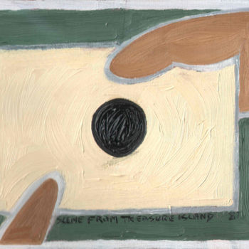 Ζωγραφική με τίτλο "Scene From Treasure…" από Gerald Shepherd F.F.P.S., Αυθεντικά έργα τέχνης, Λάδι