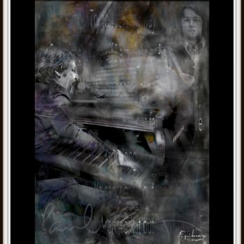 Digitale Kunst mit dem Titel "Paul Mc Cartney" von Epidermic Session, Original-Kunstwerk, Digitale Malerei