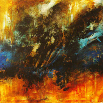 Painting titled "alpha-canis-majoris…" by Pascal Thomas, Original Artwork, Acrylic