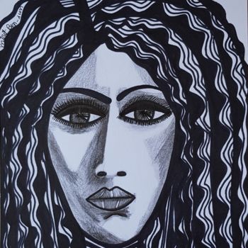 "Expressive drawings…" başlıklı Resim Mirit Ben-Nun tarafından, Orijinal sanat, Işaretleyici