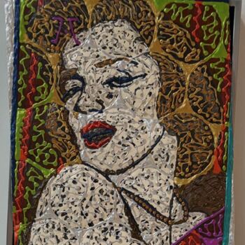Peinture intitulée "MACAO / SCULPTURE C…" par Marjinal Artiste Peintre Décalé Français, Œuvre d'art originale, Acrylique Mon…